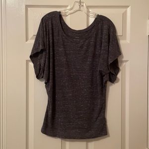 Heathered gray top